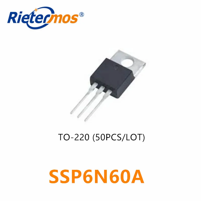 100 шт. SSP6N60A SSP6N60 6N60 TO-220 Высокое качество | Электроника