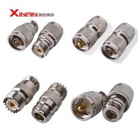 2pcs pure copper material rf coaxial uhf pl259 so239 to n connector adapter jack straight for wifi gps 4g antenn