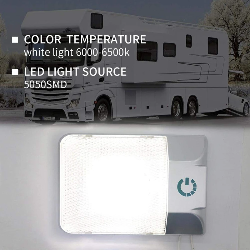 Потолочные светильники для автофургона 24 светодиода одиночный внутренний