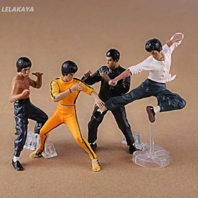 Экшн фигурки из аниме Брюс ли король кунг фу 8 см 4 шт./компл.|toy packs|action figurepvc action figure