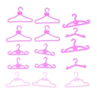 101220 шт игровой домик девочки подарок розовый Цвет вешалки Аксессуары для куклы Барби одежда платье наряд юбка обувь игрушка