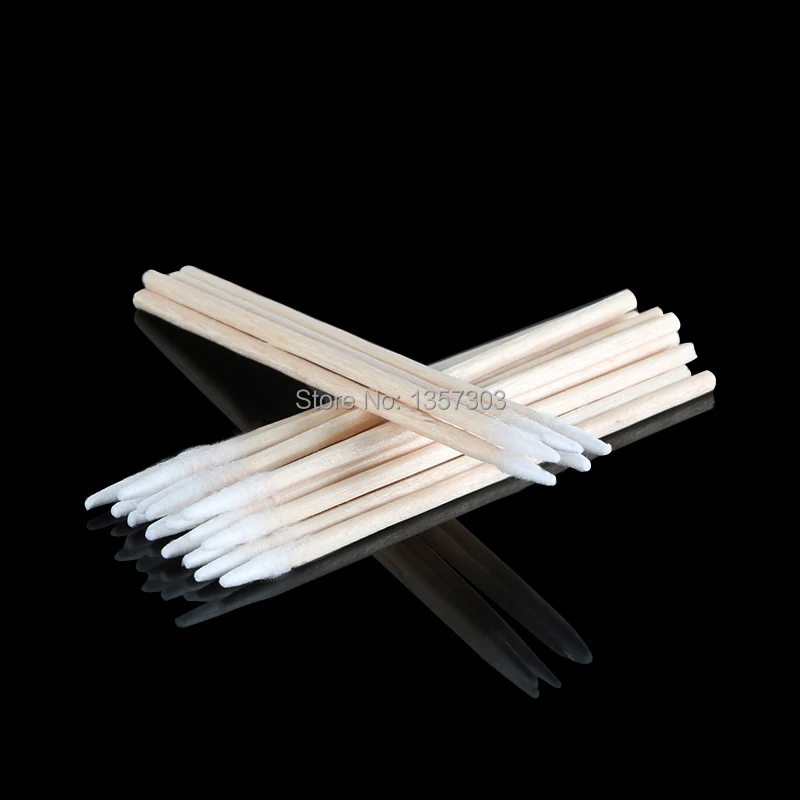 100 шт. деревянные ватные палочки для перманентного макияжа 7 см|Аксессуары
