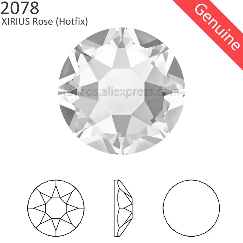 Оригинальные кристаллы от Swarovski 2038 2078 XILION XIRIUS Rose с плоской задней поверхностью из австрийского хрусталя для украшения одежды
