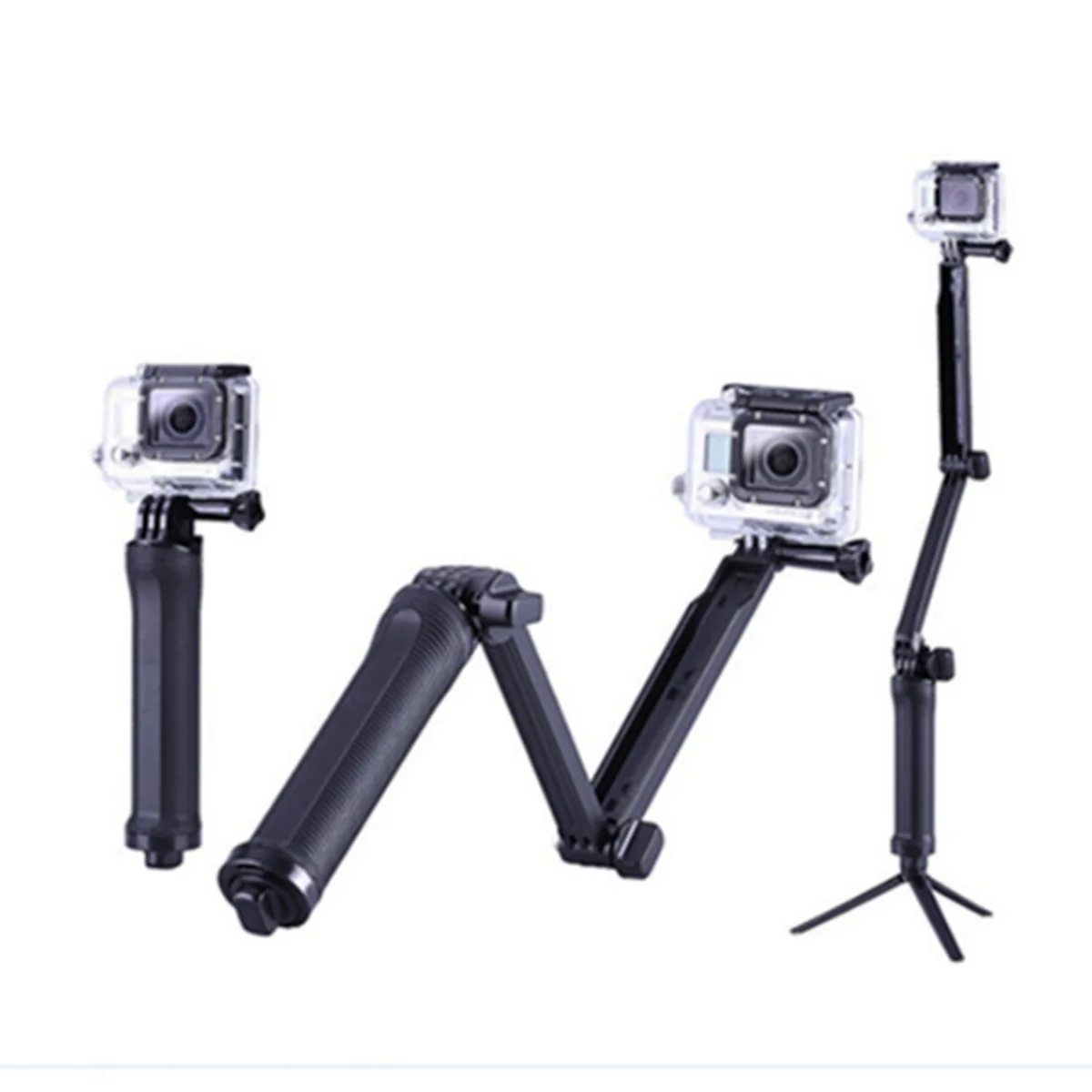 GoPro 3-Way Monopod ArmMount Регулируемая Подставка Кронштейн ручной захват 3 Way штативы для