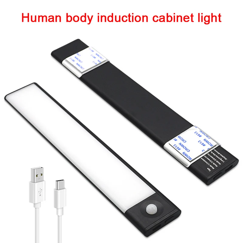 

Smart Led Human Body Induction Lamps Wall Cabinet Cabinet Light Stairs Bedroom Porch Wardrobe Kitchen Sensor Home Night Lighting