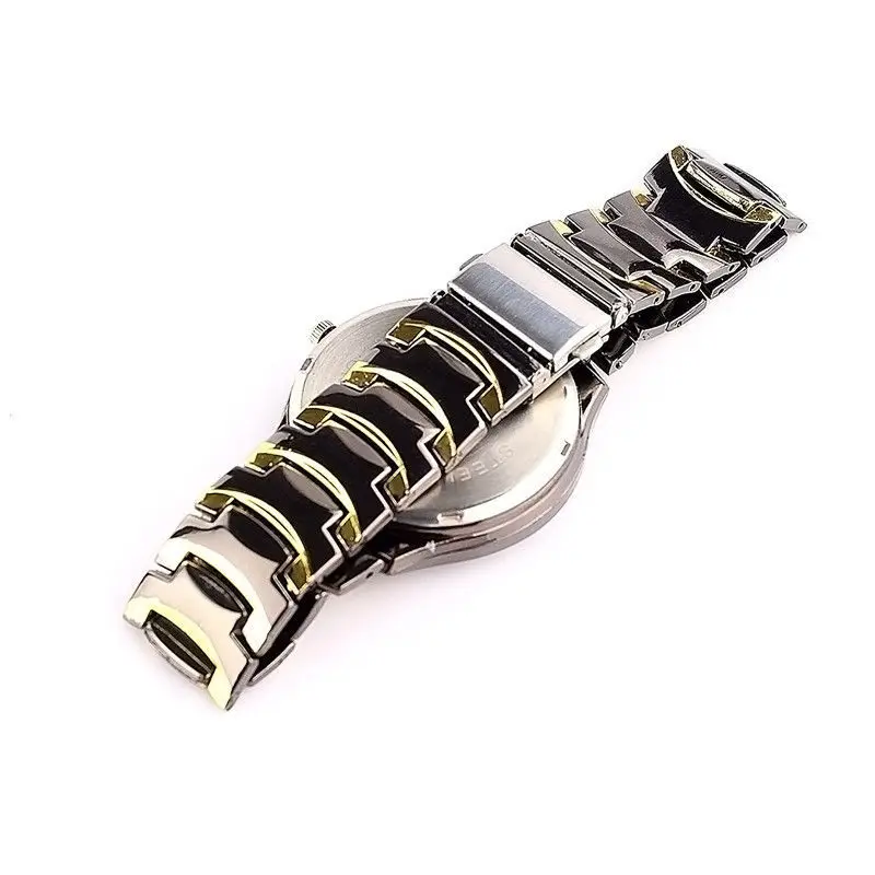 Часы наручные мужские и женские тонкие из вольфрамовой стали|Кварцевые часы| |