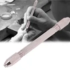 Металлическое мини микро ручное сверло с двойным концевым штифтом зажимы микро-сверление украшений для деревообработки