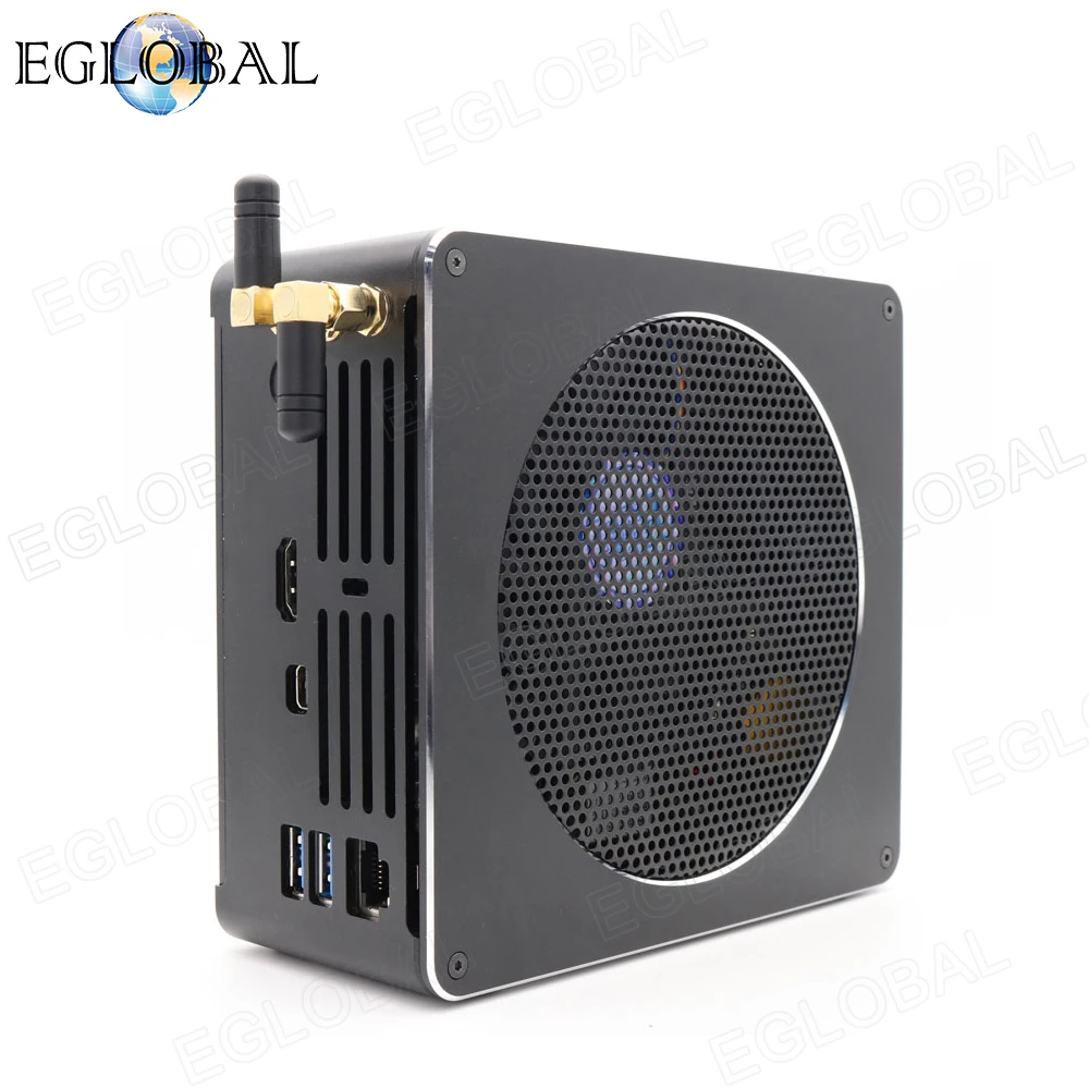 Игровой Компьютер Eglobal 8TH Gen мини ПК Core i7 8750H 4K HD Windows 10 Xeon Client NVME SSD Настольный Linux i5 i9