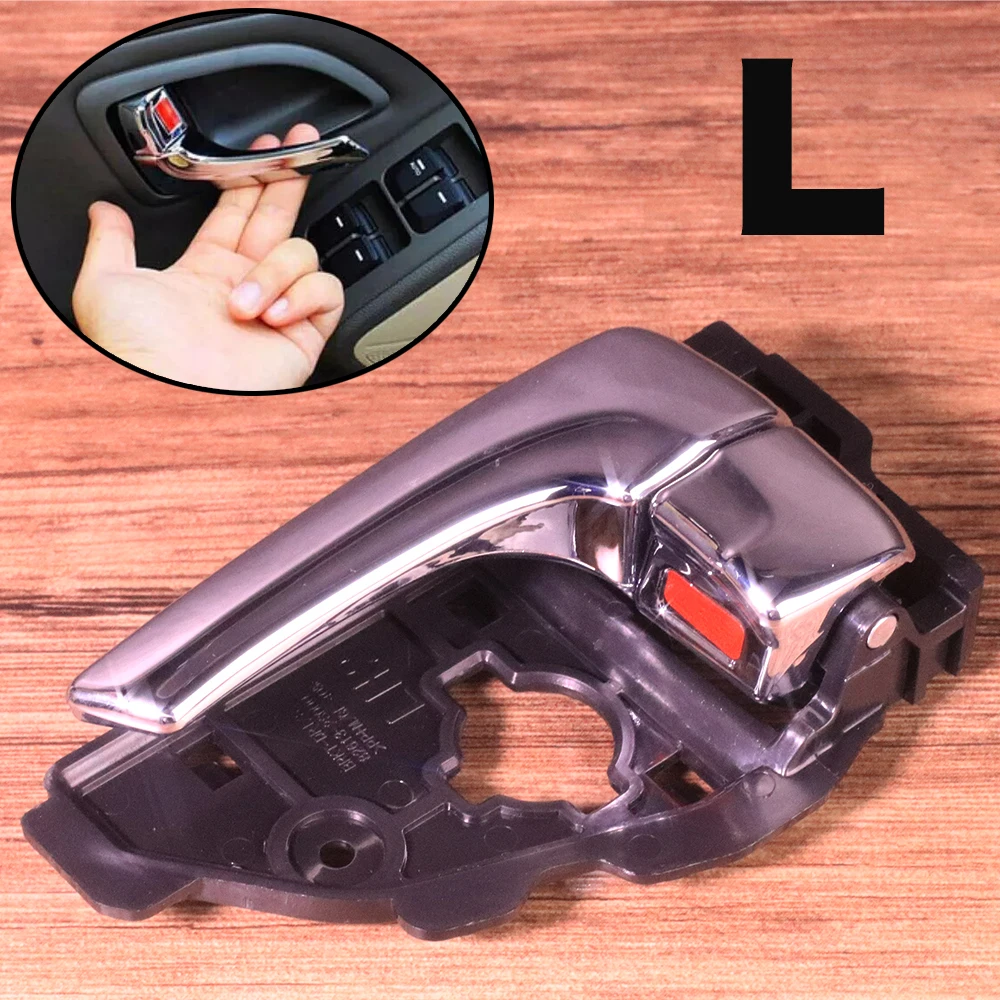 Внутренняя хромированная Левая и задняя дверная ручка 82610 2S010 для Hyundai Tucson ix35 2010 2011