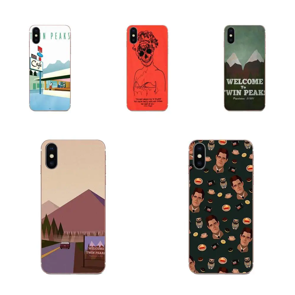 Добро пожаловать в Twin Peaks Red Sheriff departy для Sony Xperia Z Z1 Z2 Z3 Z4 Z5 compact Mini M2 M4 M5 T3 E3 E5 XA XA1 XZ