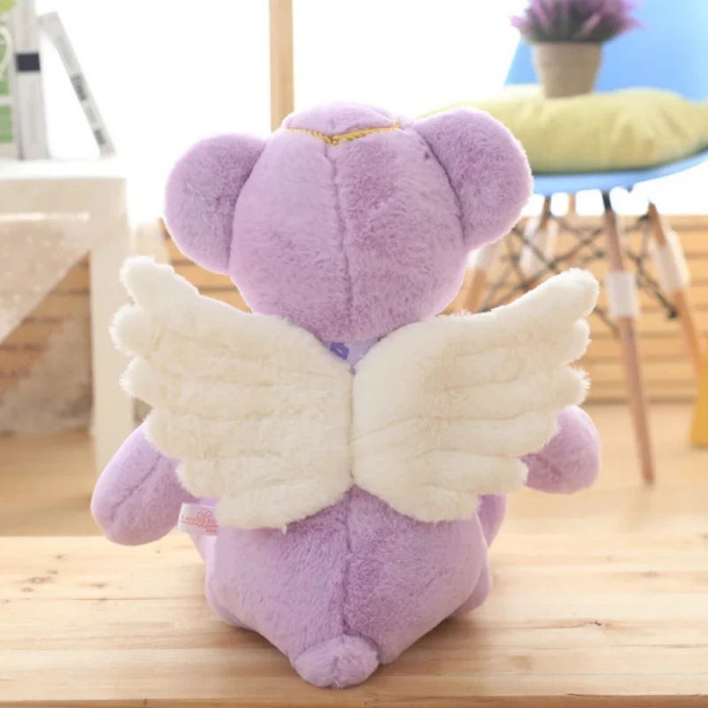 Mini Teddy Bear Stuffed Plush Toys 40/55cm Small With wings pelucia Pendant Kids Birthday Gift DWJ082 | Игрушки и хобби