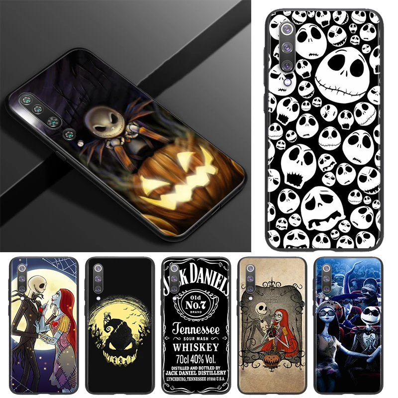 

Shockproof Cover Nightmare Christmas Jack For Xiaomi Mi 11i 11 10T 10i 9T 9 Note 10 Ultra Lite Pro 5G SE Black TPU Phone Case