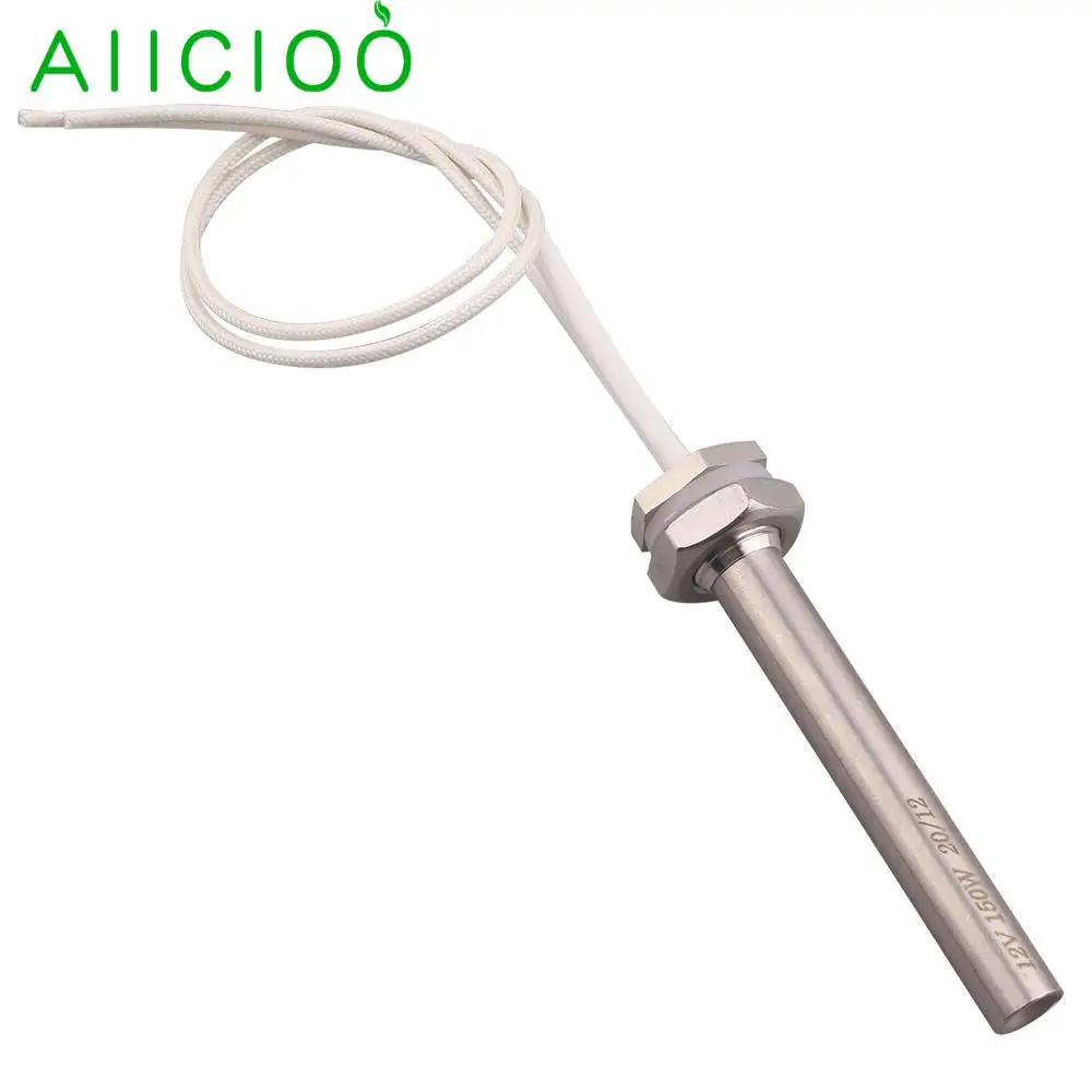 

AIICIOO Thread M16 Cartridge Heater Stainless Steel Tubular Heating Element 12v 150w
