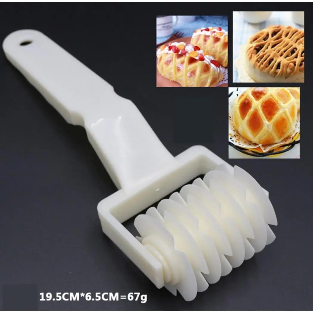 Пластиковый тестообразный роликовый нож для пиццы Rolling knife 99 г (L) 74 (M) 67 (S)