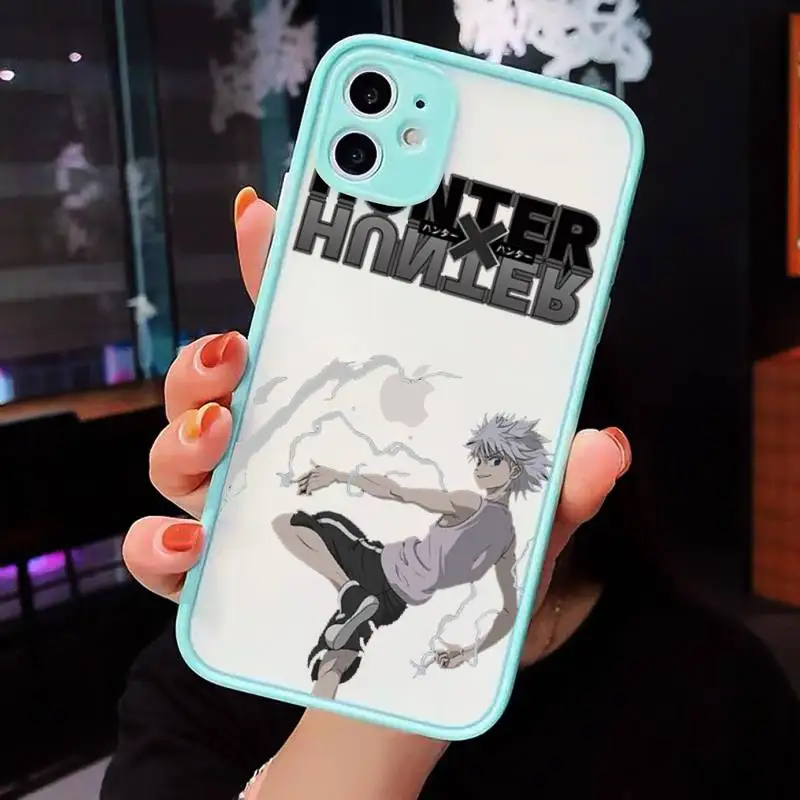 

Hunter X Hunter Killua Zaoldyeck Phone Case Matte For iPhone 12 Mini 11 Pro XR XS Max 7 8 Plus X Hard PC Back Cover