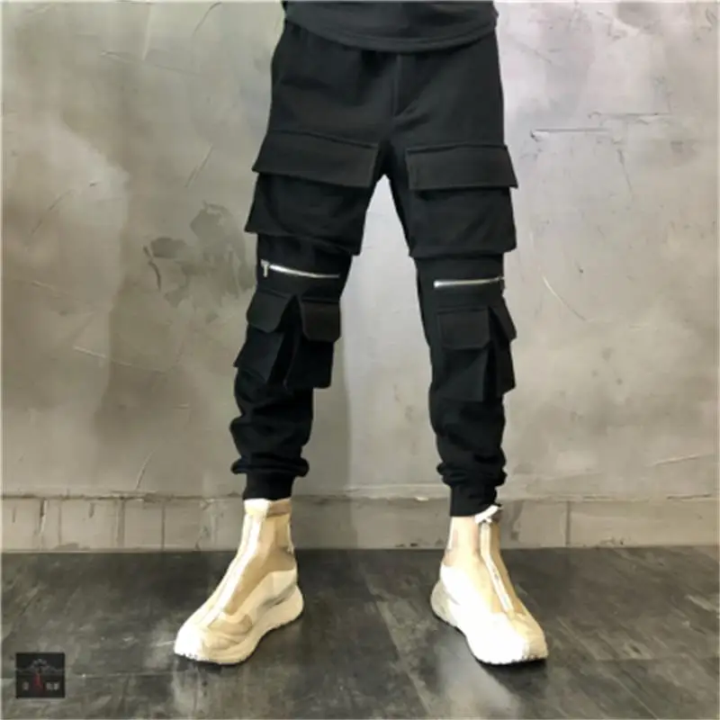 Men's Harun Pants Spring And Autumn New Style Work Style Urban Youth More Pocket Decoration Leisure Loose Large Size Pants