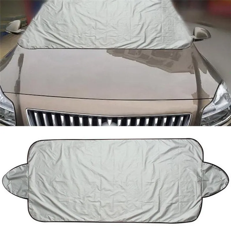190T полиэстер тафты Защитная Авто Переднее Окно экран лобовое стекло Анти снег
