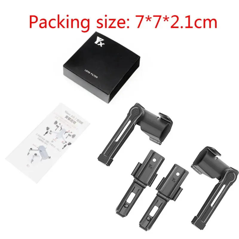 

1 Set Landing Gear for Mavic Air 2 37mm Heighten Foldable Landing Legs ABS Extended Support Feet Drone Accessories