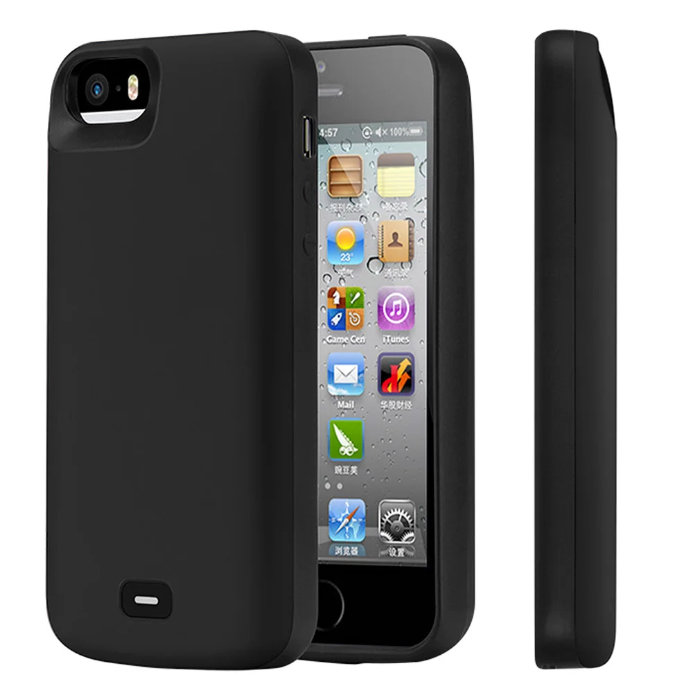 Для iphone 5 5S SE чехол для зарядки аккумулятора 4000 мАч смартфона портативного