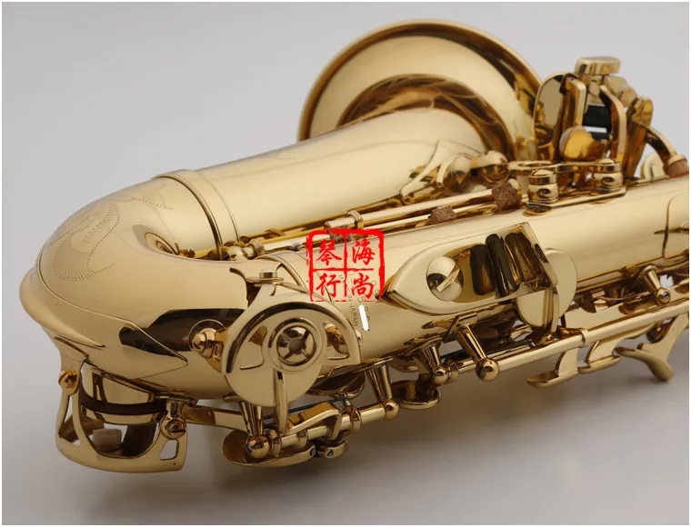 BULUKE изогнутый саксофон сопрано s-991 золотой лак Sax Музыкальные инструменты