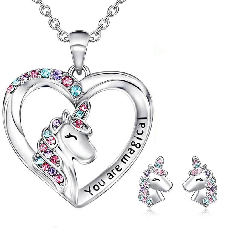 Новый цветной бриллиантовый набор подарок на день Святого Валентина детский