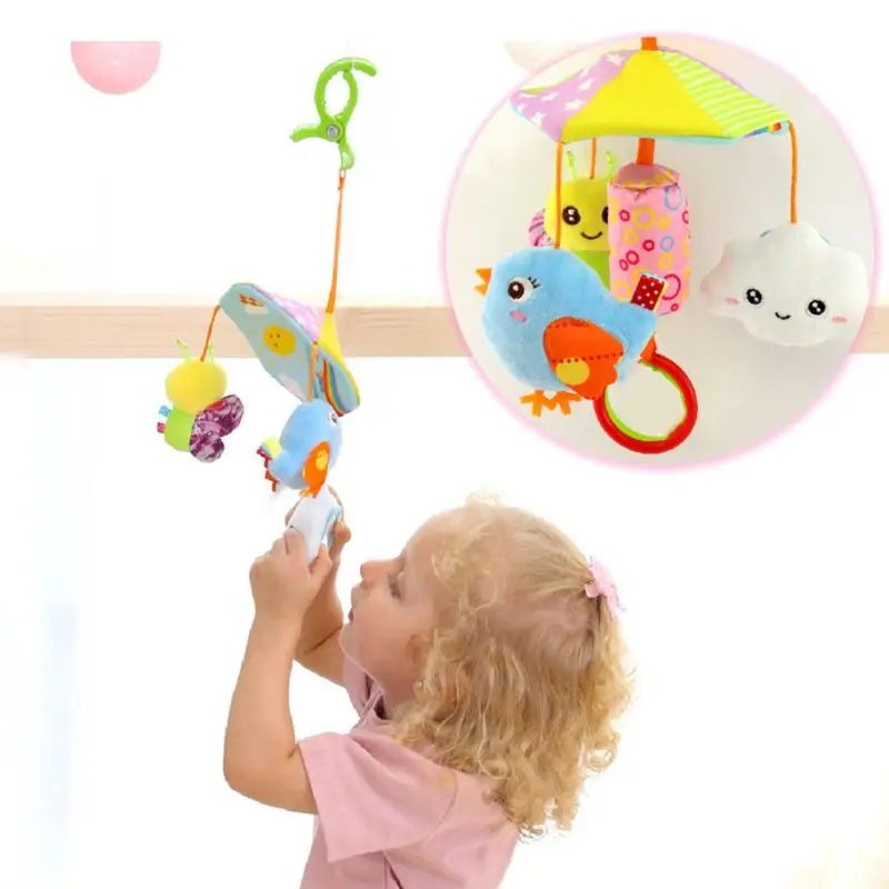 

Cute Animal Crib Hanging Bell Toy Baby Bed Stroller Wind Chime Newborn Rattle