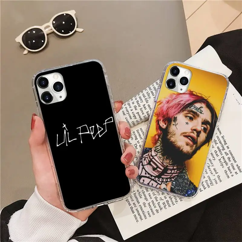 

Lil Peep rapper Phone Case Transparent soft For iphone 12 11 13 7 8 6 s plus x xs xr pro max mini