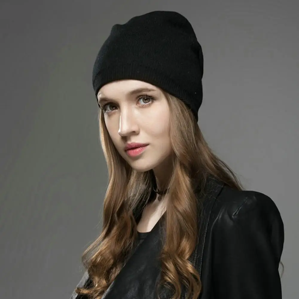 Плиссированная вязаная шапка жаккардовый купол меховые ухогрейки теплая зима