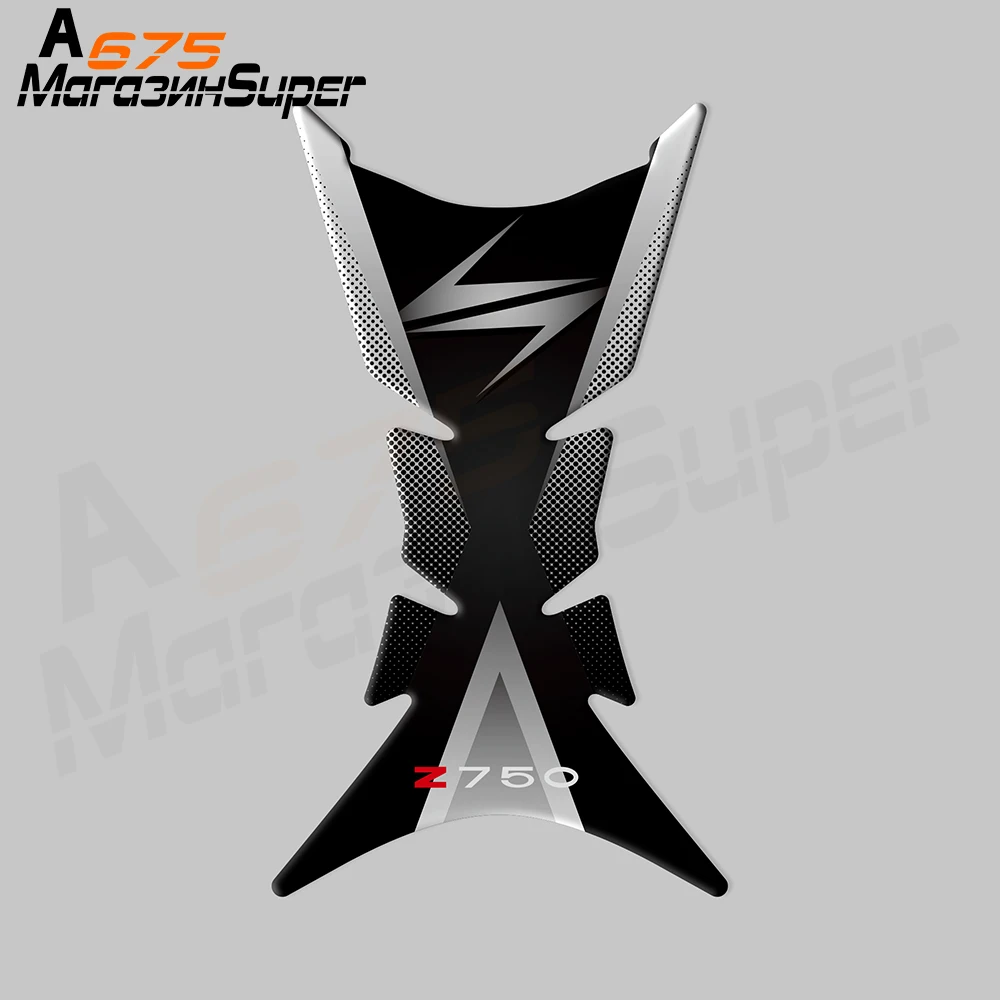Motorcycle Sticker 3D Decal Tank Decoration Stickers Protector Reflective car sticker For Kawasaki Z750 ZR750 Z 750 2007-2012