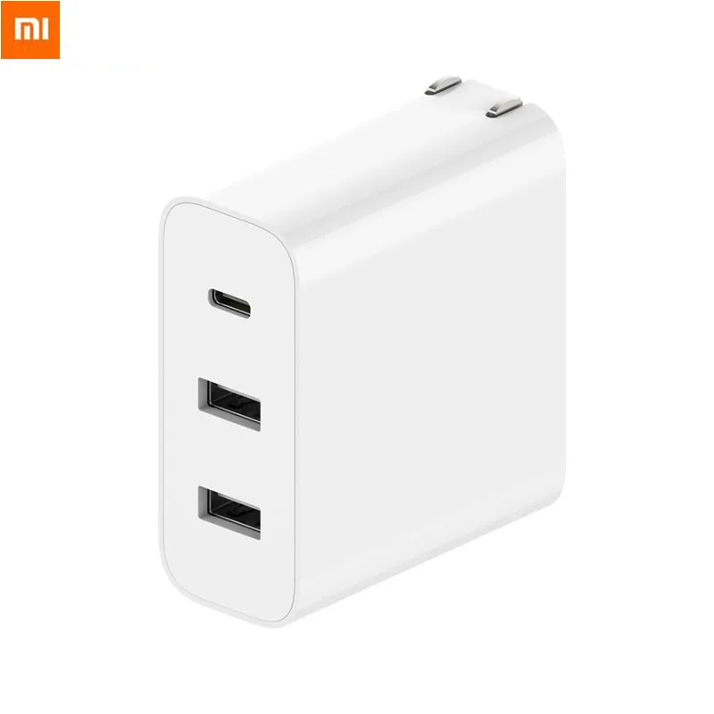 100% оригинал Xiaomi Mi USB 65W быстрое зарядное устройство адаптер три порта