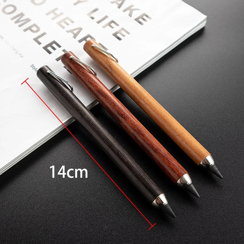 

Wooden Eternal Pencil Without Ink Unlimited Writing Environmentally Friendly Business Signature Pen Office Stationery Pencil
