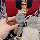 Женские часы в подарок на Новый год, женские сверкающие часы с вращением под платье, наручные часы с бриллиантами, серебристые, розовые, золотые шикарные часы, часы