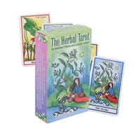 the herbal tarot oracle cards board game party family entertainment 78 cardsset