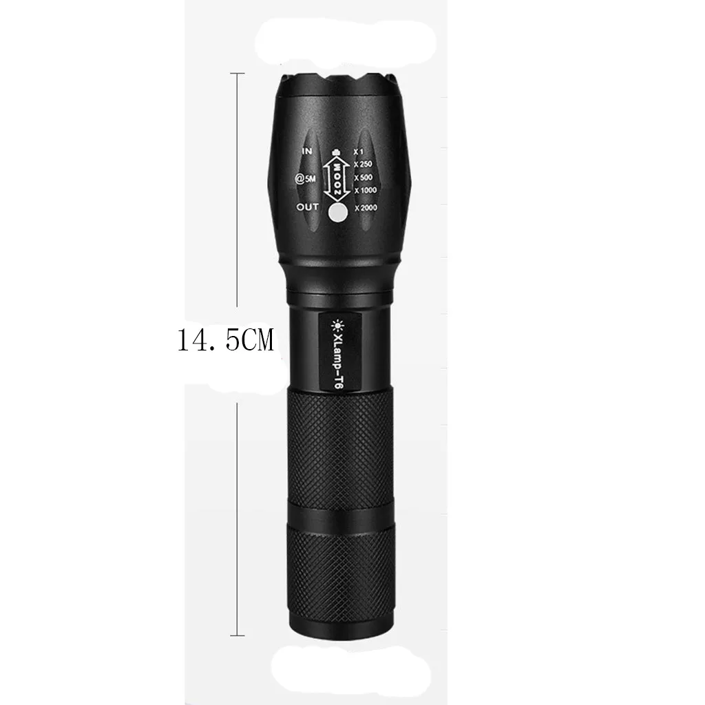 Светодиодный перезаряжаемый фонарик Pocketman XML T6 linterna фонарь USB кабель 18650 батарея