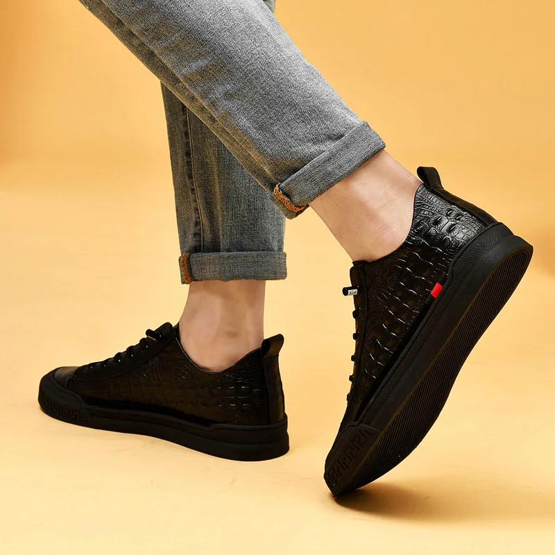 

High Quality Business Loafers Men Casual Luxury Slip on Shoes Genuine Leather Mens Shoes Brand Driving Shoes Office Formal Shoes
