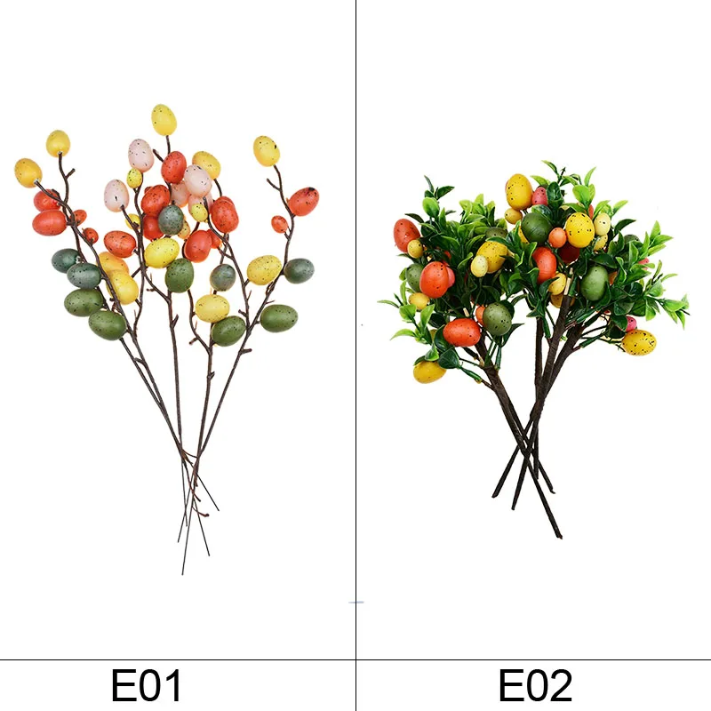 1 шт. пасхальное яйцо дерево креативные ветки окрашенные яйца искусственные