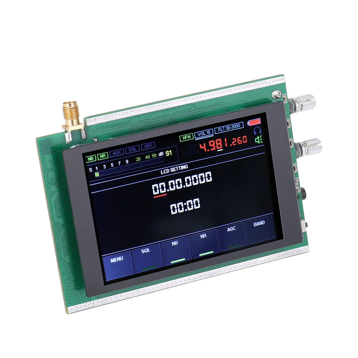

50KHz-200MHz Malachite SDR Radio Malahit DSP 3.5 Inch Touching Screen SDR HAM Transceiver Receiver STM32H742 sdr ѬансивеѬ