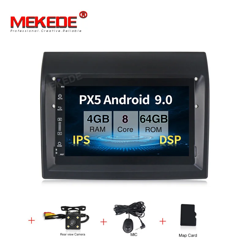 CAR DVD CAMERA IPS DSP Android 9.0 Car Radio DVD Player GPS Multimedia Stereo For Fiat Ducato 2008- Citroen Jumper Peugeot Boxer Video Navi - Цвет: CAR DVD CAMERA
