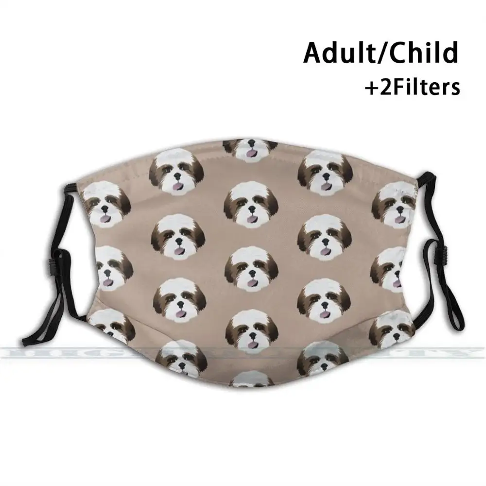 

Zoe The Shih Tzu Reusable Mouth Face Mask Anti Haze Dustproof Mask With Filters For Child Adult Shih Tzu Shih Tzu Water Bottles