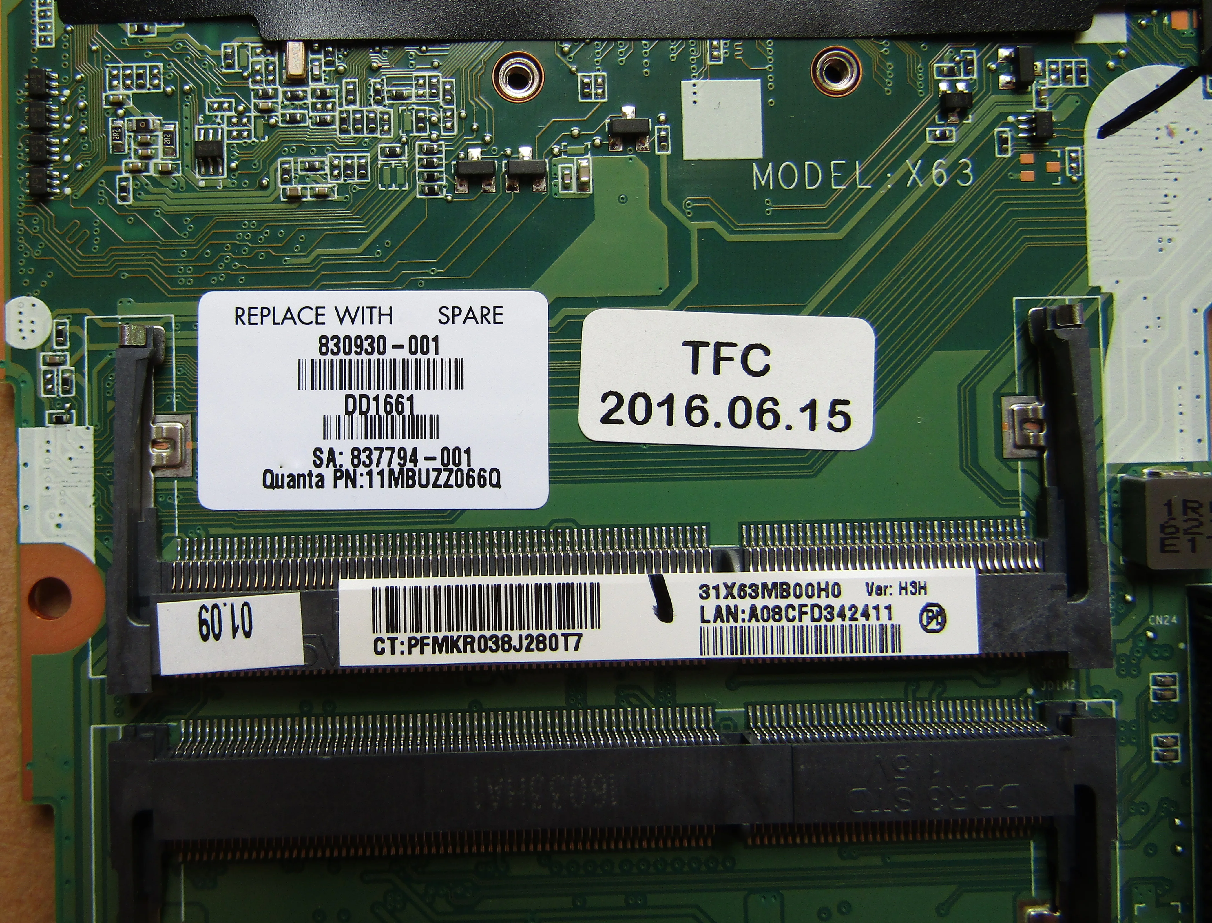 830930-601 830930-001 830930-501 для hp Probook 450 G3 470-G3 Материнская плата ноутбука DA0X63MB6H1 SR2EU I3-6100U Процессор
