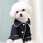 Женская тонкая однотонная Пижама 7 цветов с цветочным принтом для собак, милая мягкая куртка для чихуахуа, бульдогов, маленькая и средняя стандартная