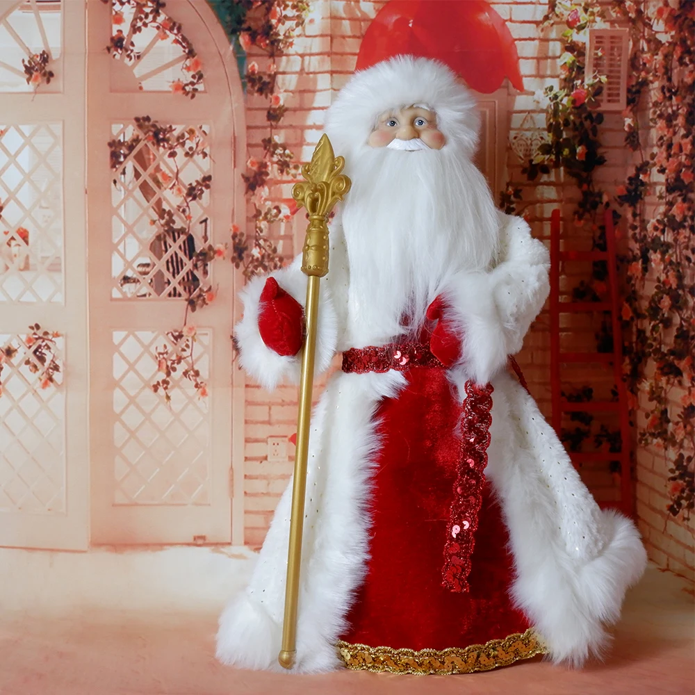 Кукла Санта Клаус плюшевые украшения на Рождество ковш для конфет скандинавские