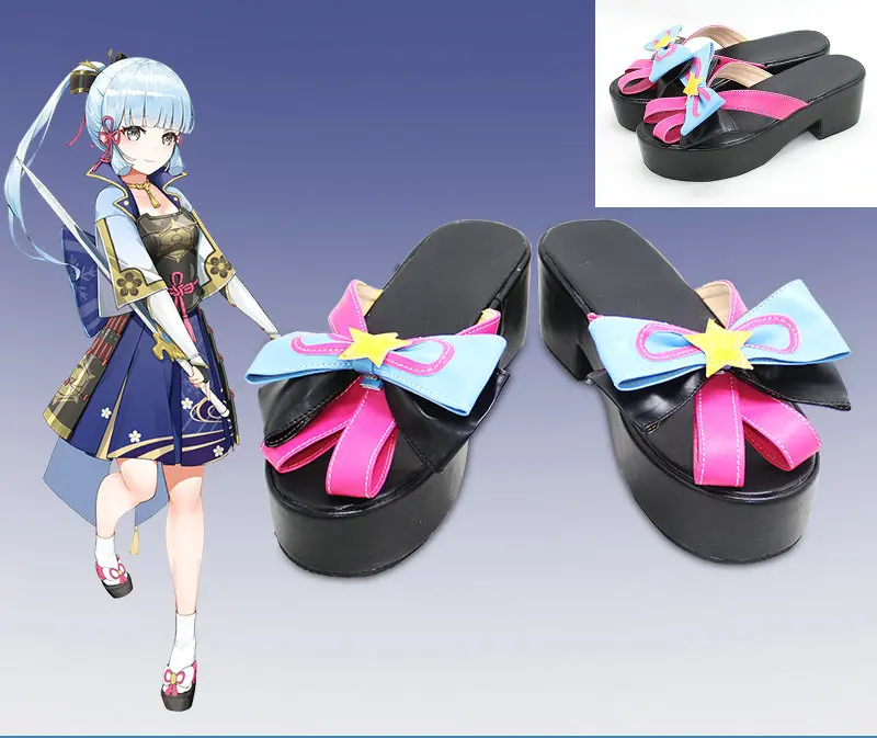 

Game Genshin Impact Ayaka Kamisato Cosplay shoes Halloween