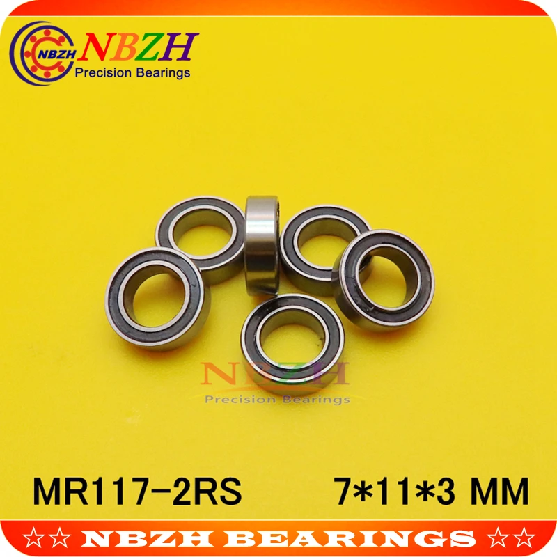 Шарикоподшипники с глубоким желобом 677ZZ MR117 MR117ZZ MR117RS 677 RSZZ RS RZ 2RZ 7*11*3 мм |