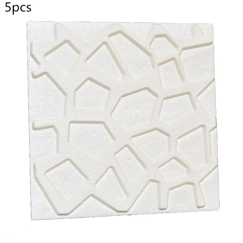 5pcs white 3D самоклеющиеся обои панель на стену, вокруг телевизора, над диваном фон Настенный декор 30x30 см водонепроницаемый ПЭ пена кирпичи стены пилинг и палка - Цвет: 5pcs white