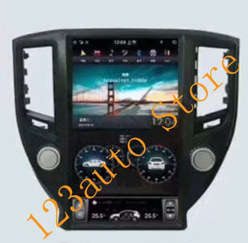 Автомобильный DVD плеер с GPS плеером 13 6 дюйма вертикальный Тесла стиль Android 9 0