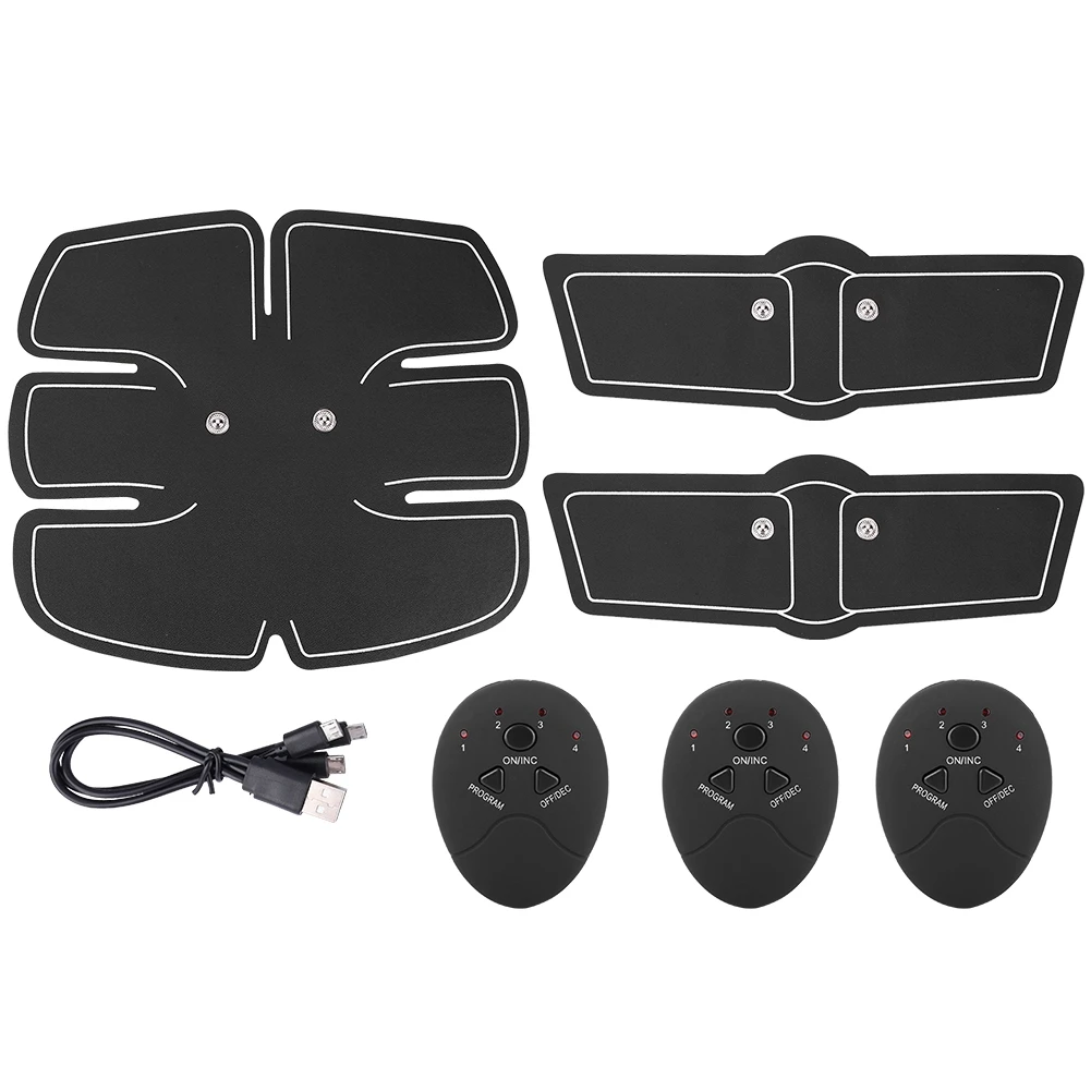 Легкий портативный спортивный перезаряжаемый тонизирующий пояс для брюшного