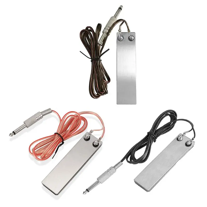 

Ножная педаль для тату-машинки, нескользящий мини-переключатель из нержавеющей стали, с кабелем для тату