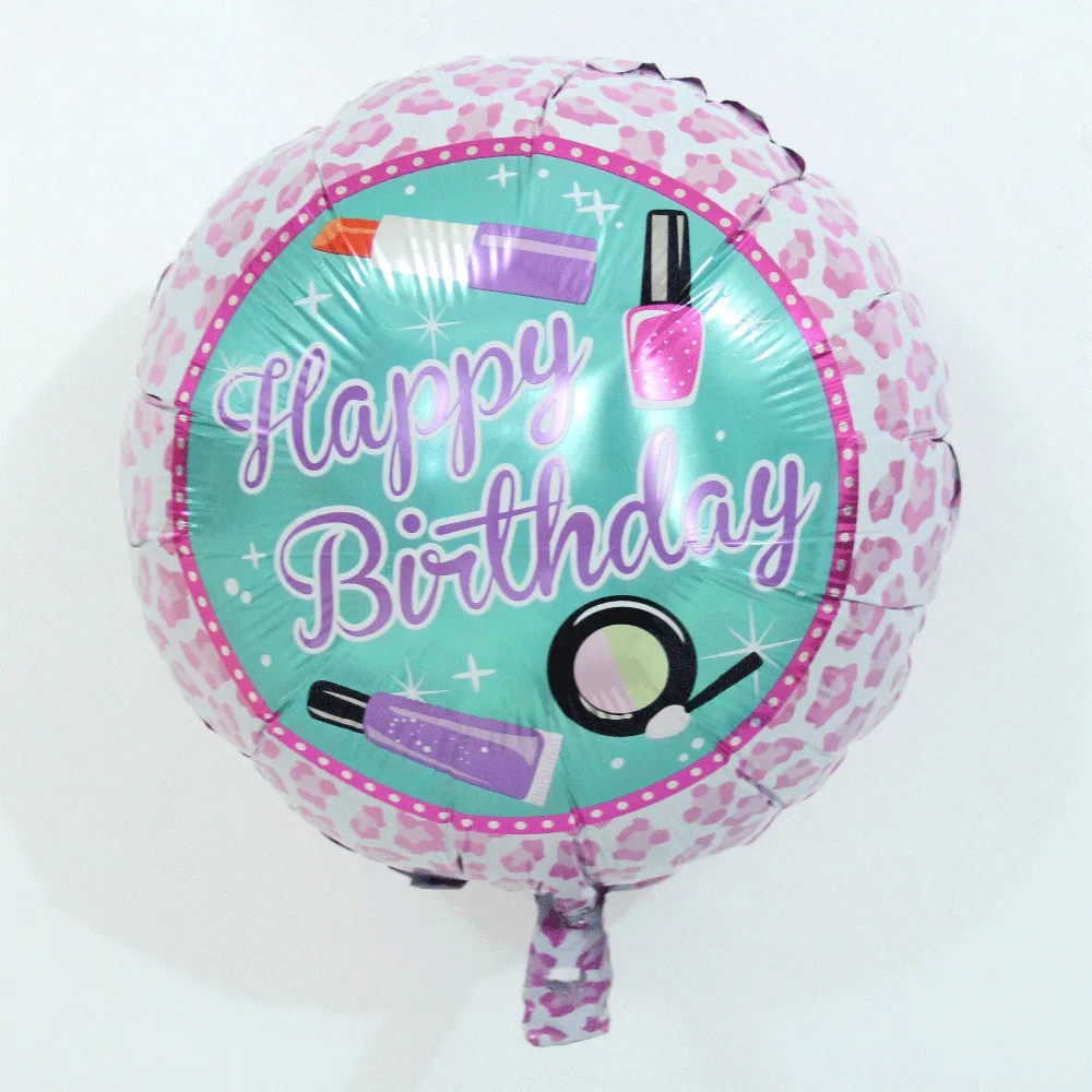 1 шт. надувные воздушные шары с днем рождения для девочек губная помада дня