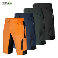 wosawe summer climbing hiking shorts men quick dry reflective trousers outdoor sports running mtb bike bermuda shorts